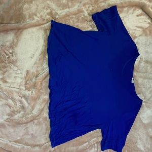 Plus sized blue shirt